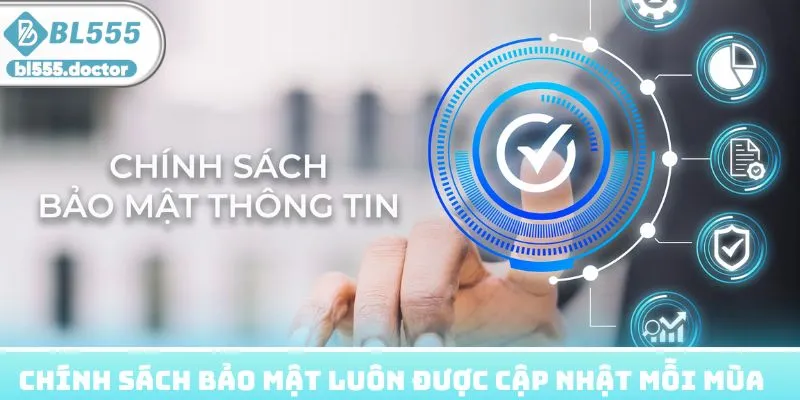 Chính sách bảo mật luôn được cập nhật mỗi mùa