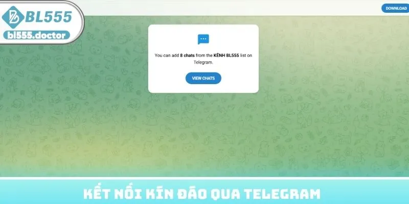 Kết nối kín đáo qua Telegram